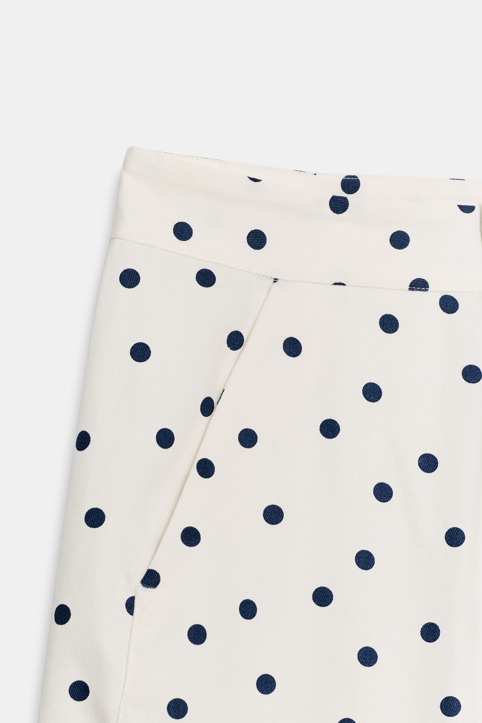 POLKA DOT BARREL PANTS